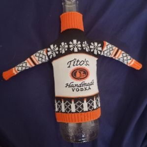 Titos Ugly sweater for bottle